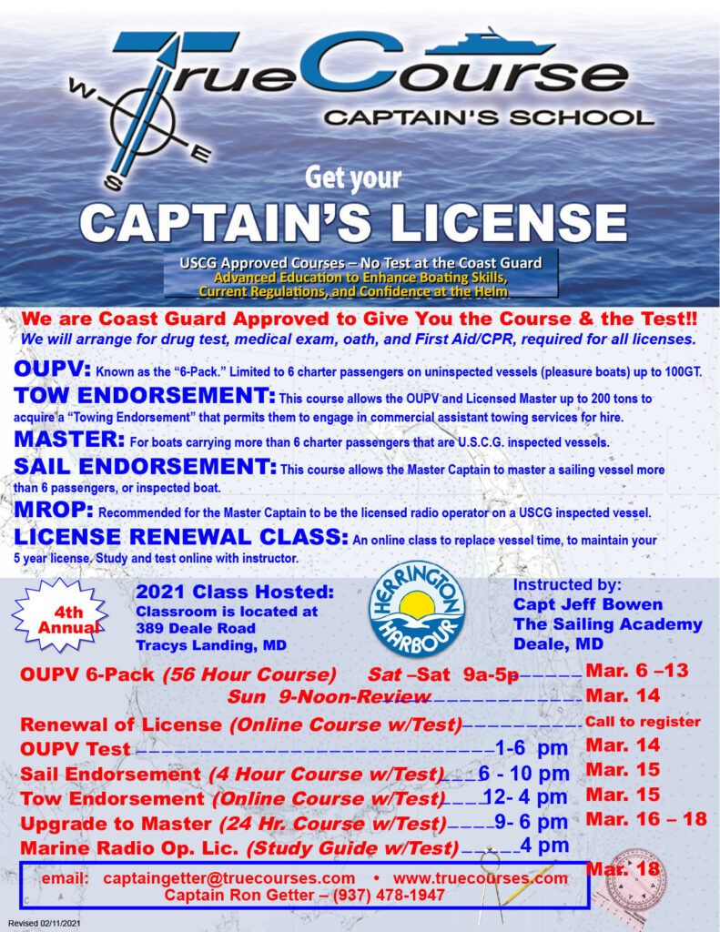 Tracys Landing, MD True Courses